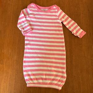 🍊5/$25 Touched By Nature Nightgown Pajamas size 0-6m Organic Cotton